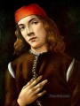 若い男の肖像 1483年 サンドロ・ボッティチェリ